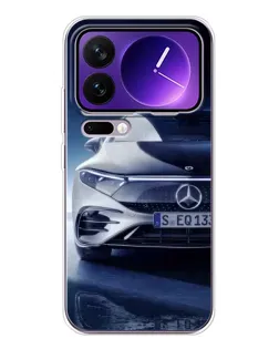 Чехол для Xiaomi 17 Pro Max с картинкой «Mercedes EQ — будущее»