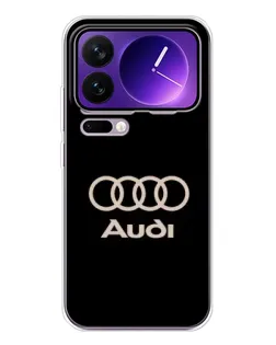 Чехол для Xiaomi 17 Pro Max с картинкой «Audi — золотой логотип»