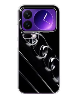 Чехол для Xiaomi 17 Pro Max с картинкой «Audi — абстрактные кольца»