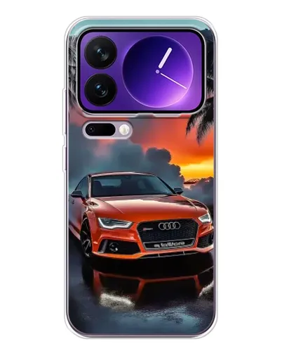 Чехол для Xiaomi 17 Pro Max с картинкой «Audi — закат» Чехол для Xiaomi 17 Pro Max с картинкой «Audi — закат»