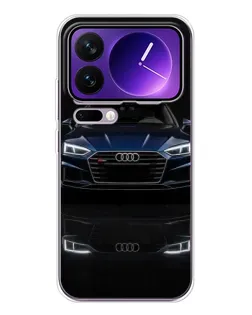 Чехол для Xiaomi 17 Pro Max с картинкой «Audi — ночное отражение»