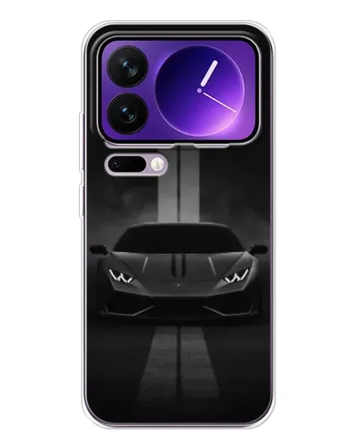 Чехол для Xiaomi 17 Pro Max с картинкой «Lamborghini симметрия дорог»