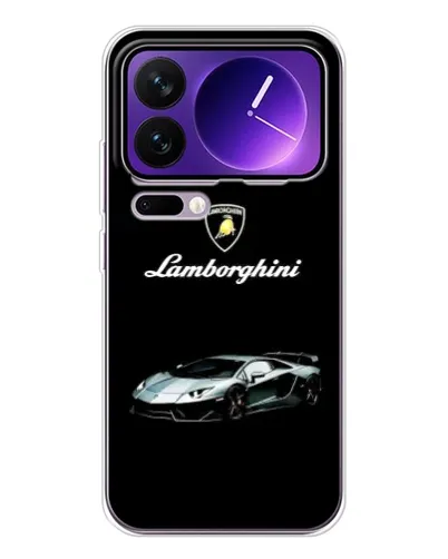 Чехол для Xiaomi 17 Pro Max с картинкой «Логотип Lamborghini классика»