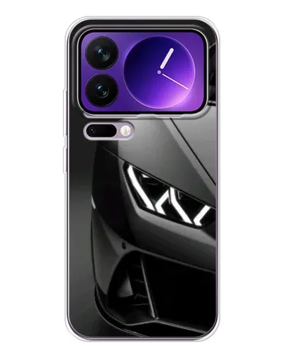 Чехол для Xiaomi 17 Pro Max с картинкой «Lamborghini фары детализация»