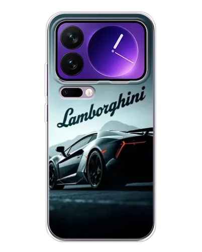 Чехол для Xiaomi 17 Pro Max с картинкой «Классическая надпись Lamborghini»