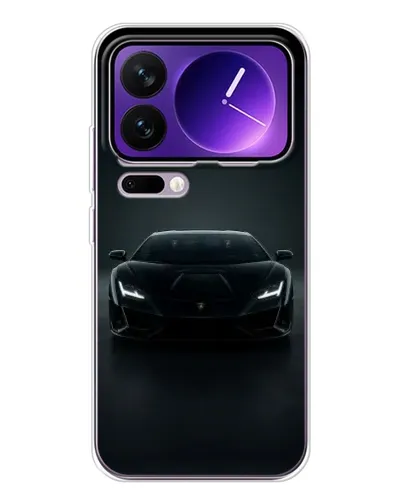 Чехол для Xiaomi 17 Pro Max с картинкой «Черный Lamborghini Aventador»