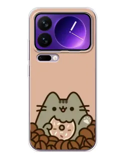 Чохол для Xiaomi 17 Pro Max з картинкою «Кавовий Пушин»