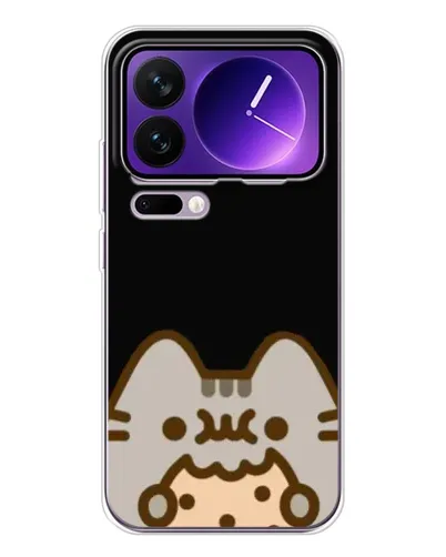 Чехол для Xiaomi 17 Pro Max с картинкой «Пушин на черном»