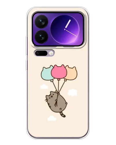 Чехол для Xiaomi 17 Pro Max с картинкой «Пушин на шариках»