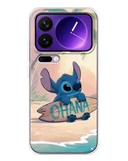 Чохол для Xiaomi 17 Pro Max з картинкою «Стіч на серфі»