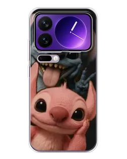 Чохол для Xiaomi 17 Pro Max з картинкою «Стіч та Ангел»