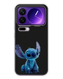 Чохол для Xiaomi 17 Pro Max з картинкою «Стіч на чорному»