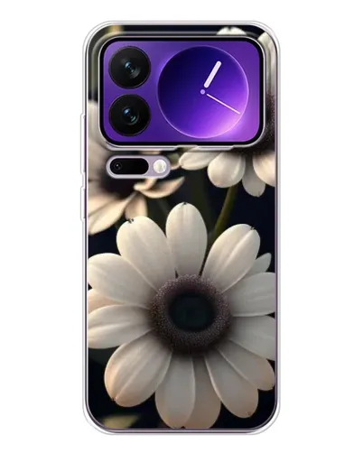 Чехол для Xiaomi 17 Pro Max с картинкой «Белые маргаритки макро»