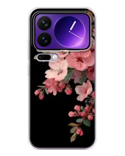 Чехол для Xiaomi 17 Pro Max с картинкой «Розовая ветка сакуры»