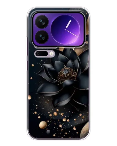 Чехол для Xiaomi 17 Pro Max с картинкой «Черный лотос»