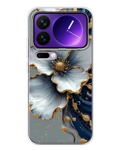 Чехол для Xiaomi 17 Pro Max с картинкой «Белый цветок и золотой флюид» Чехол для Xiaomi 17 Pro Max с картинкой «Белый цветок и золотой флюид»