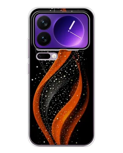 Чехол для Xiaomi 17 Pro Max с картинкой «Огненная звездная волна»