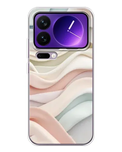 Чехол для Xiaomi 17 Pro Max с картинкой «Пастельные нежные волны»