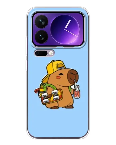 Чехол для Xiaomi 17 Pro Max с картинкой «Капибара на скейте» Чехол для Xiaomi 17 Pro Max с картинкой «Капибара на скейте»