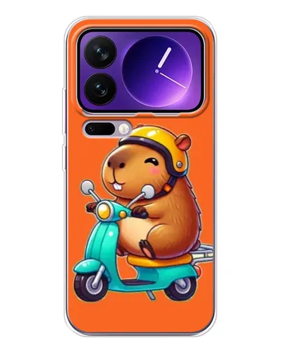 Чехол для Xiaomi 17 Pro Max с картинкой «Капибара на скутере» Чехол для Xiaomi 17 Pro Max с картинкой «Капибара на скутере»