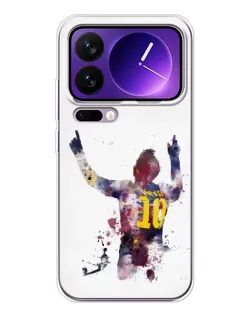 Чехол для Xiaomi 17 Pro Max с картинкой «Акварельный Месси Барселона» Чехол для Xiaomi 17 Pro Max с картинкой «Акварельный Месси Барселона»