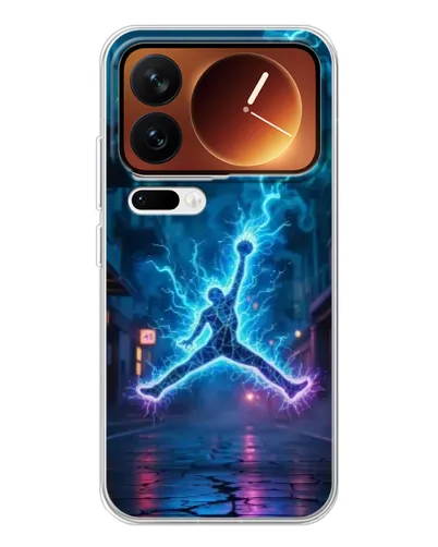 Чехол для Xiaomi 17 Pro с картинкой «Jordan Gold Jumpman»