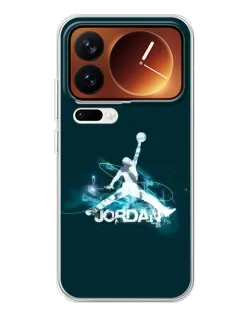 Чехол для Xiaomi 17 Pro с картинкой «Jordan Blue Fire» Чехол для Xiaomi 17 Pro с картинкой «Jordan Blue Fire»