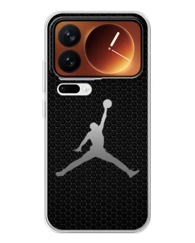 Чехол для Xiaomi 17 Pro с картинкой «Jordan Dark Carbon»