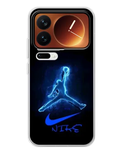 Чехол для Xiaomi 17 Pro с картинкой «Jordan Neon Blue»