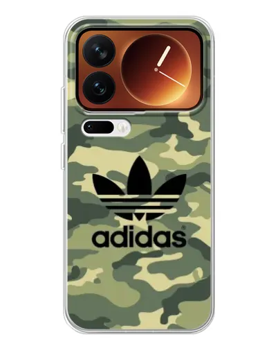 Чехол для Xiaomi 17 Pro с картинкой «Милитари стиль Adidas» Чехол для Xiaomi 17 Pro с картинкой «Милитари стиль Adidas»