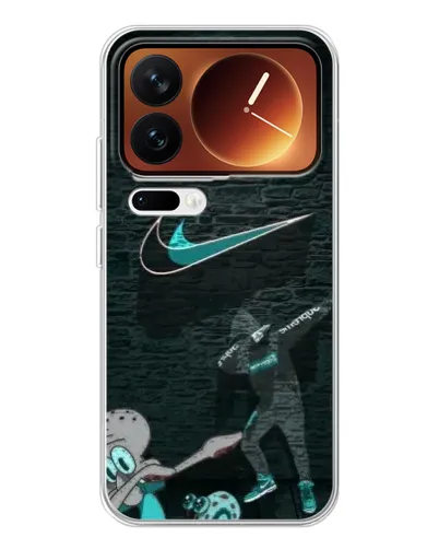 Чехол для Xiaomi 17 Pro с картинкой «Спортивный арт Nike»