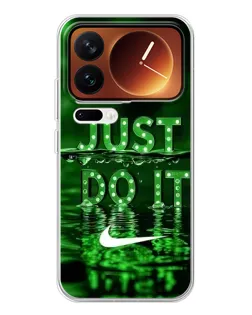 Чехол для Xiaomi 17 Pro с картинкой «Зеленый неоновый Nike» Чехол для Xiaomi 17 Pro с картинкой «Зеленый неоновый Nike»