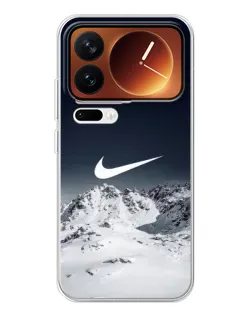 Чехол для Xiaomi 17 Pro с картинкой «Nike — зимние горы» Чехол для Xiaomi 17 Pro с картинкой «Nike — зимние горы»