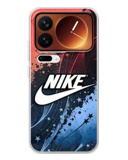 Чехол для Xiaomi 17 Pro с картинкой «Градиентный принт Найк» Чехол для Xiaomi 17 Pro с картинкой «Градиентный принт Найк»