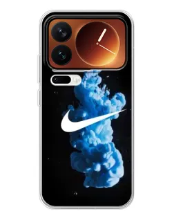 Чехол для Xiaomi 17 Pro с картинкой «Nike и синий дым» Чехол для Xiaomi 17 Pro с картинкой «Nike и синий дым»