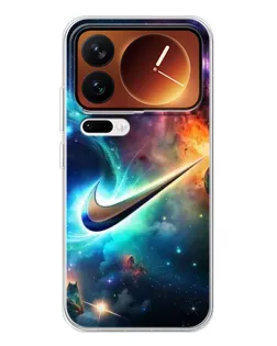 Чехол для Xiaomi 17 Pro с картинкой «Космический Nike Swoosh» Чехол для Xiaomi 17 Pro с картинкой «Космический Nike Swoosh»