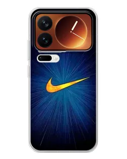 Чехол для Xiaomi 17 Pro с картинкой «Синий пульс Nike» Чехол для Xiaomi 17 Pro с картинкой «Синий пульс Nike»