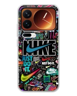 Чехол для Xiaomi 17 Pro с картинкой «Яркий коллаж Nike» Чехол для Xiaomi 17 Pro с картинкой «Яркий коллаж Nike»