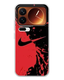 Чехол для Xiaomi 17 Pro с картинкой «Красные брызги Nike» Чехол для Xiaomi 17 Pro с картинкой «Красные брызги Nike»