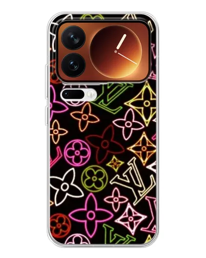 Чехол для Xiaomi 17 Pro с картинкой «Неоновый микс Nike»