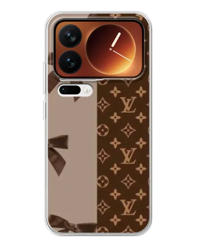 Чехол для Xiaomi 17 Pro с картинкой «Louis Vuitton — банты»