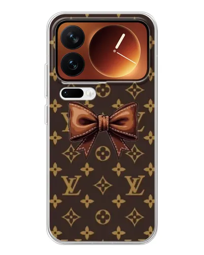 Чехол для Xiaomi 17 Pro с картинкой «LV с бантом»