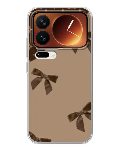 Чехол для Xiaomi 17 Pro с картинкой «LV — кофейный атлас»