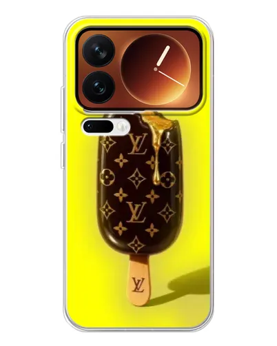 Чехол для Xiaomi 17 Pro с картинкой «Мороженое от LV»