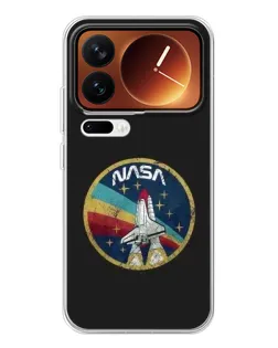 Чехол для Xiaomi 17 Pro с картинкой «NASA — эмблема миссии» Чехол для Xiaomi 17 Pro с картинкой «NASA — эмблема миссии»