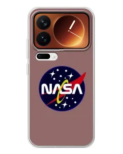 Чехол для Xiaomi 17 Pro с картинкой «NASA — ретро космос» Чехол для Xiaomi 17 Pro с картинкой «NASA — ретро космос»