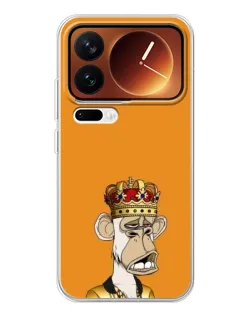 Чохол для Xiaomi 17 Pro з картинкою «Золота мавпа Bored Ape»