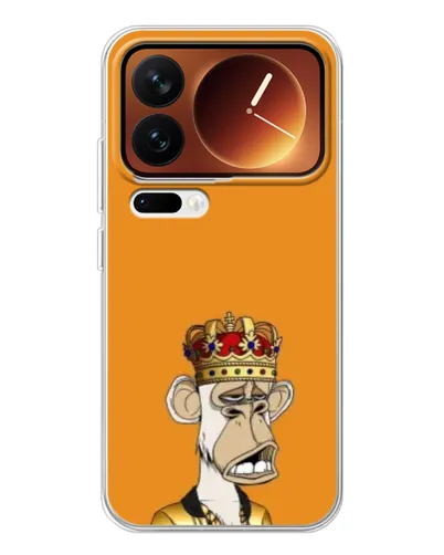 Чохол для Xiaomi 17 Pro з картинкою «Золота мавпа Bored Ape» Чохол для Xiaomi 17 Pro з картинкою «Золота мавпа Bored Ape»