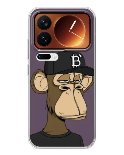 Чохол для Xiaomi 17 Pro з картинкою «Bored Ape в кепці» Чохол для Xiaomi 17 Pro з картинкою «Bored Ape в кепці»