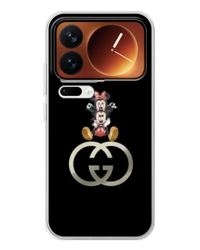 Чохол для Xiaomi 17 Pro з картинкою «Мінні Маус на лого»